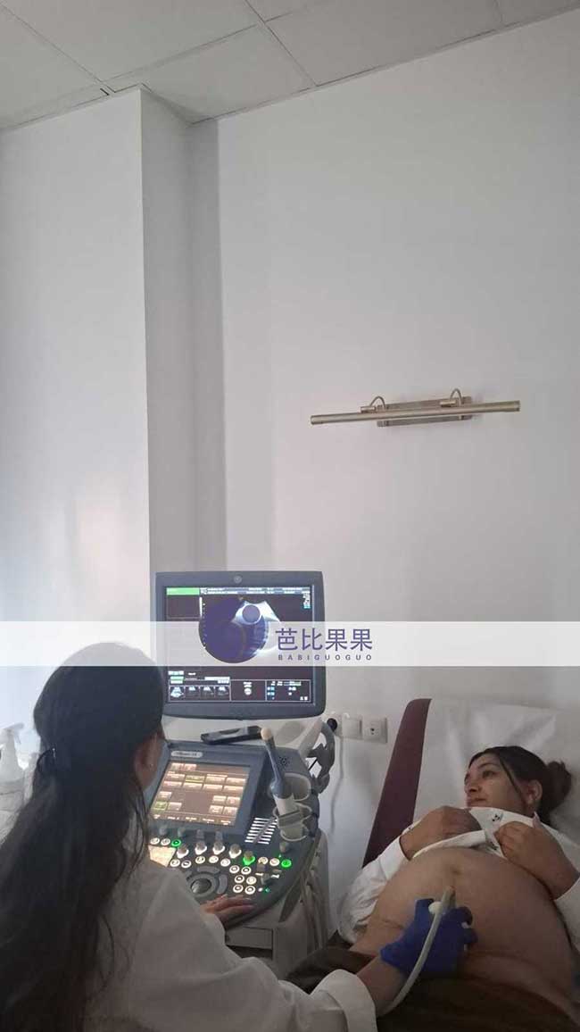 试管妈妈孕32周B超