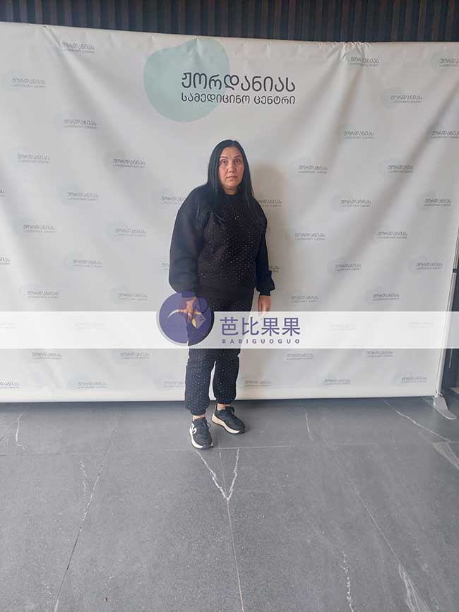 伍女士在格鲁吉亚匹配的试管妈妈来医院做首次B超