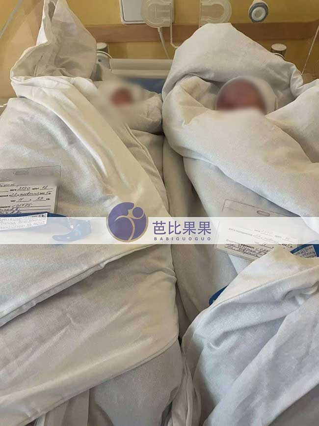 浙江宋先生在乌克兰的试管双胞胎男宝顺产出生