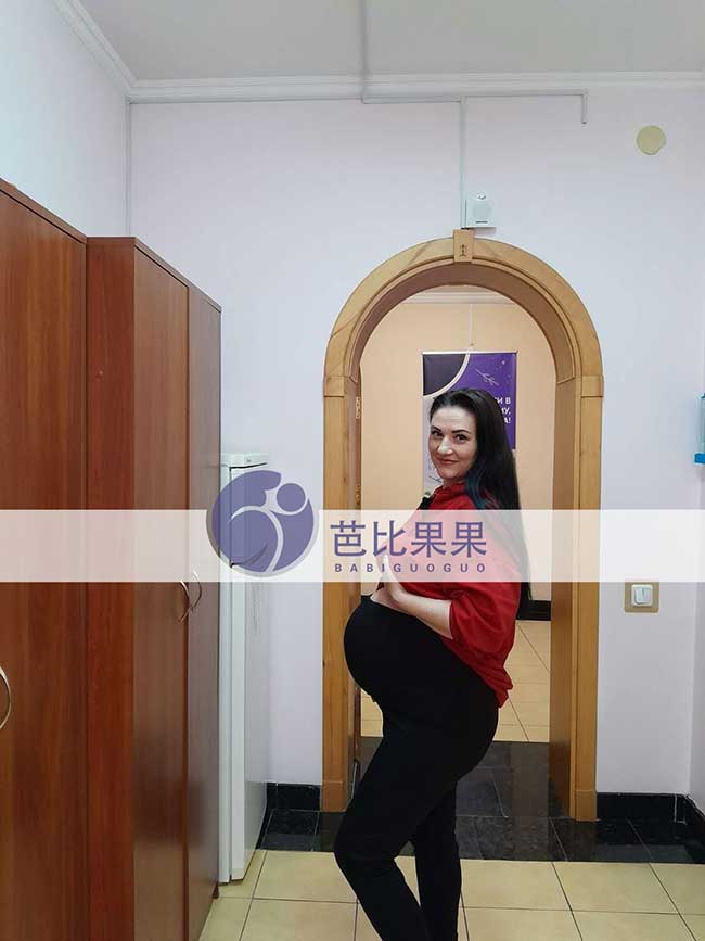 许先生到乌克兰匹配的有经验试管妈妈来医院做孕37周5天B超