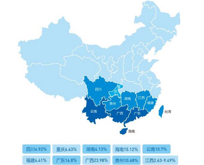 地中海贫血地区分布