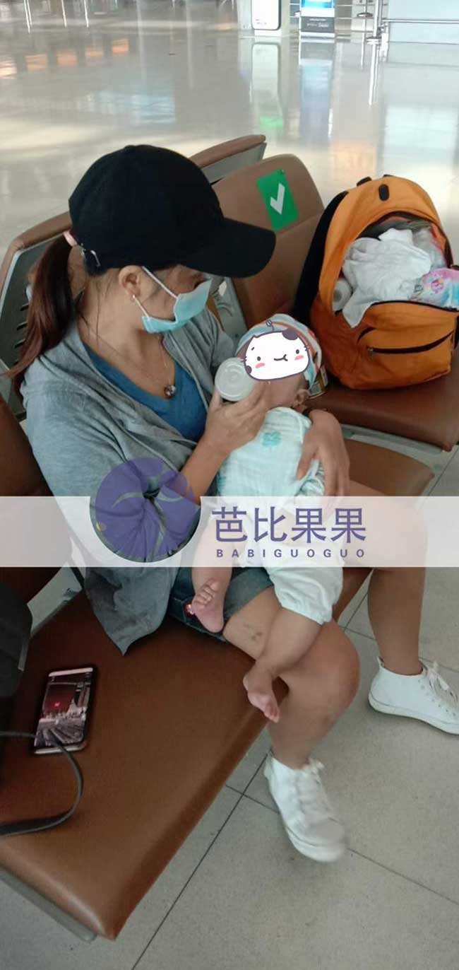 D女士办好泰国试管宝宝的回国相关证件后已成功返航