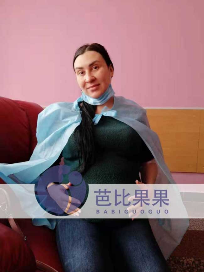 乌克兰试管孕妈做产检