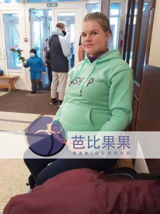 M女士的乌克兰试管在预产期快到前到妇产医院做产检