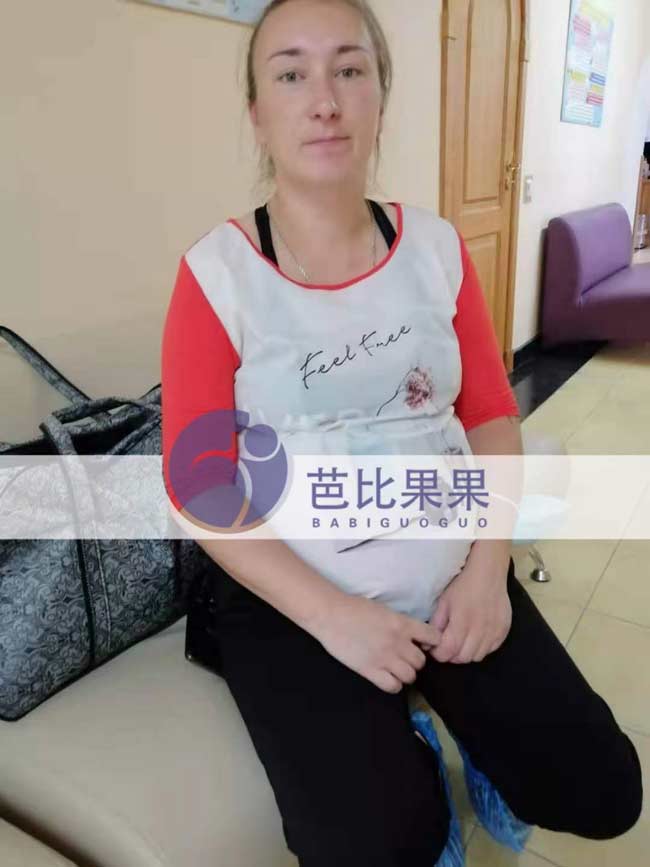 乌克兰试管孕妈做四维彩超