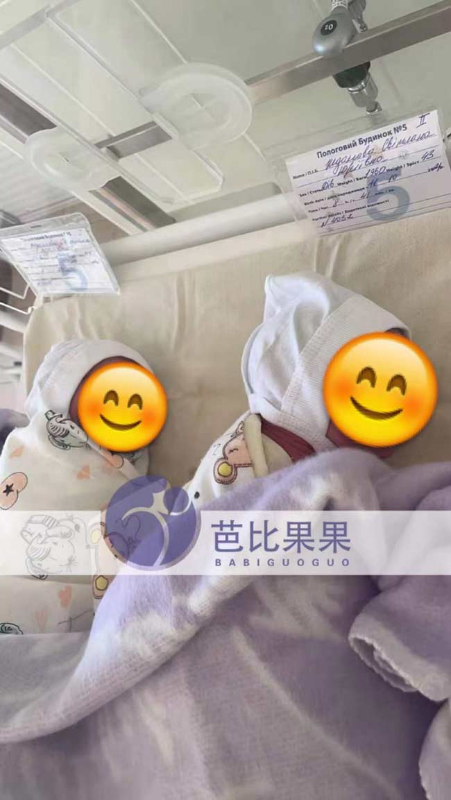 澳洲华人在乌克兰试管顺利生下双胞胎宝宝