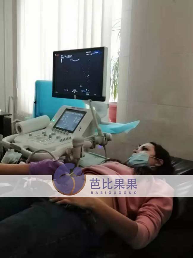 H先生的乌克兰试管怀孕12周到妇产医院做B超检查