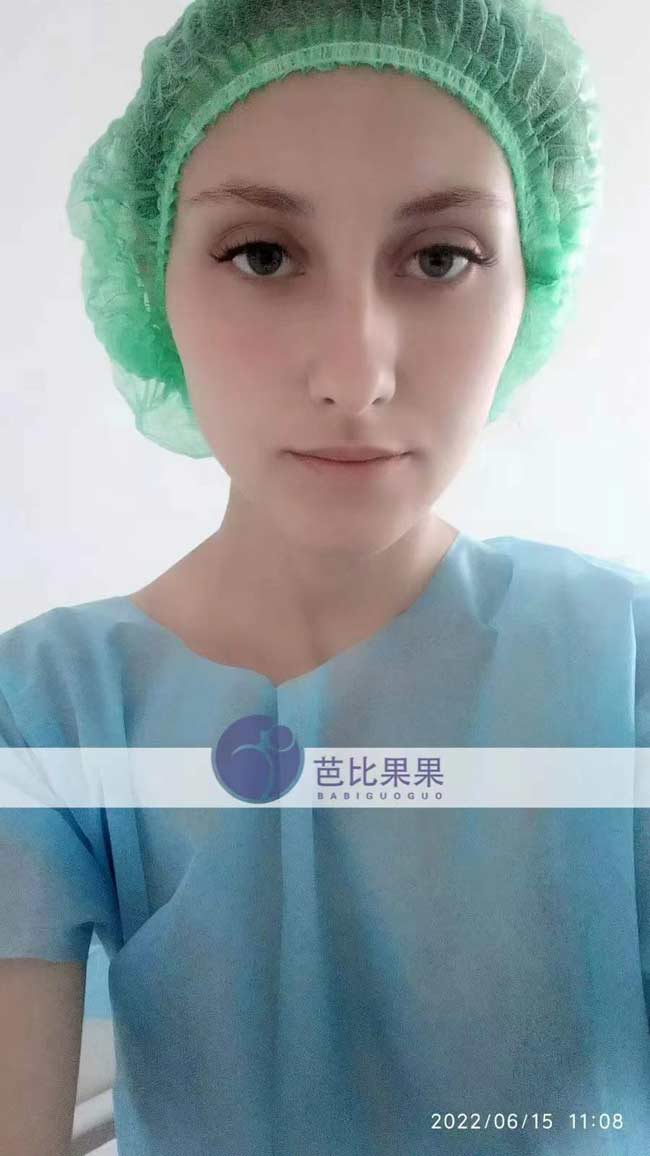 F女士的乌克兰试管妈妈已经在lita丽塔医院完成试管移植