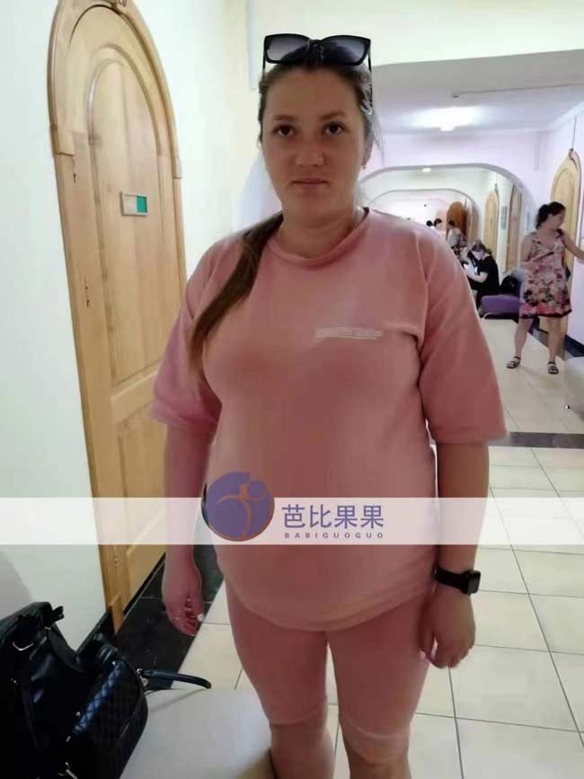 Z女士的乌克兰试管孕妈在妇产医院面诊