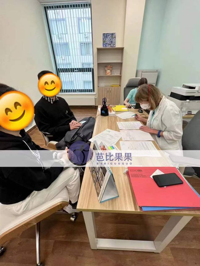 L女士夫妻在乌克兰LITA医院进行试管流程