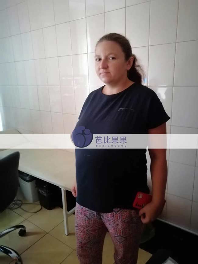 H女士家的乌克兰试管妈妈来医院做31周b超检查