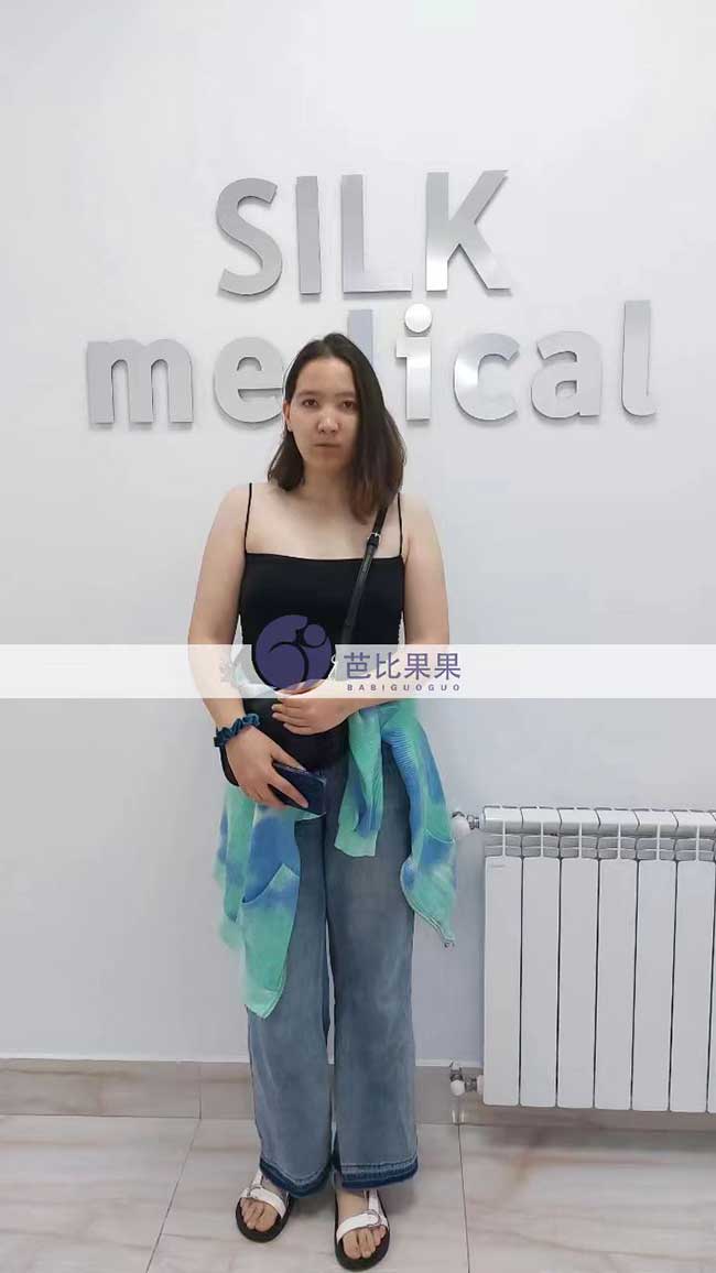 H夫妻在格鲁吉亚助孕匹配的试管妈妈在SILK医院移植胚胎