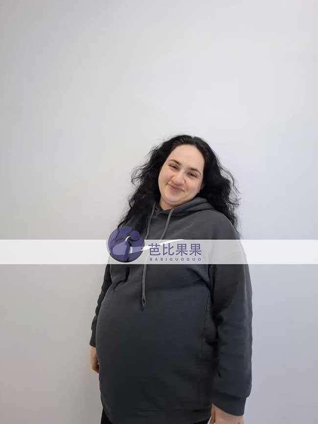 山东陈女士夫妇匹配的试管妈妈怀双胞胎做孕36周B超