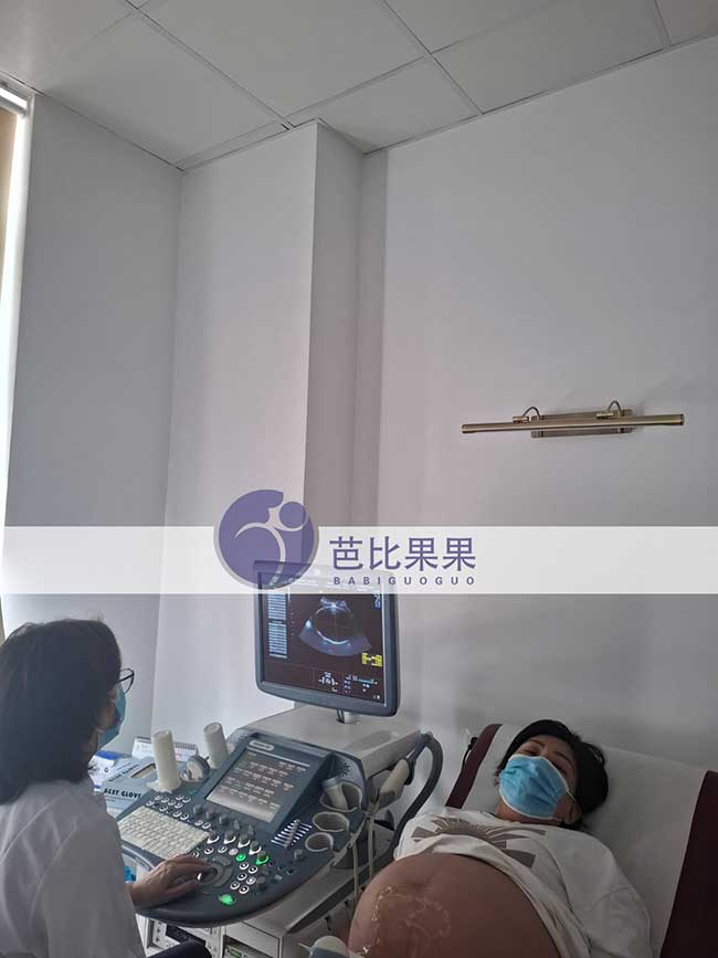 试管妈妈做B超