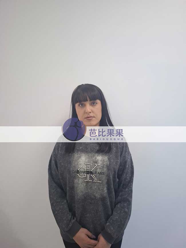 梁先生到格鲁吉亚匹配的试管妈妈做孕12周B超,发育良好