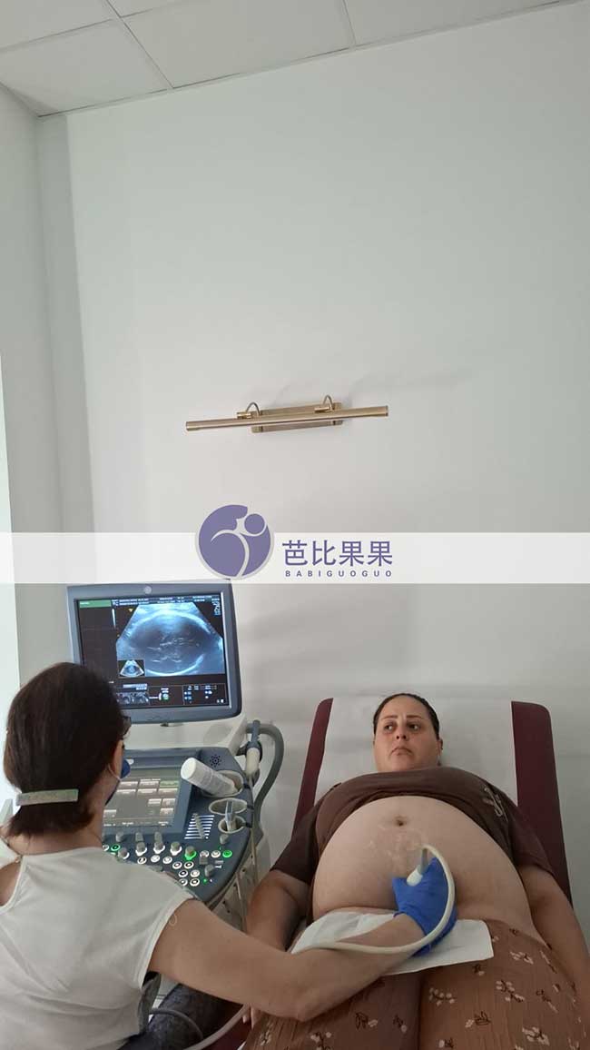 试管妈妈做B超