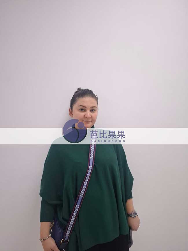 杨女士到格鲁吉亚自卵试管匹配的妈妈来医院做B超