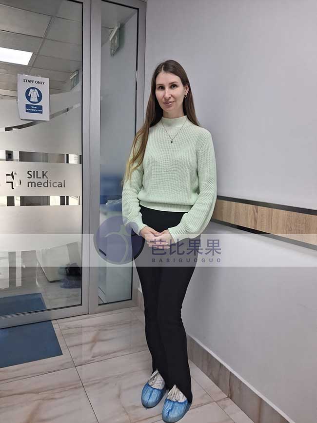 二胎老客户乔先生在格鲁吉亚匹配的试管妈妈确认双胞胎发育正常