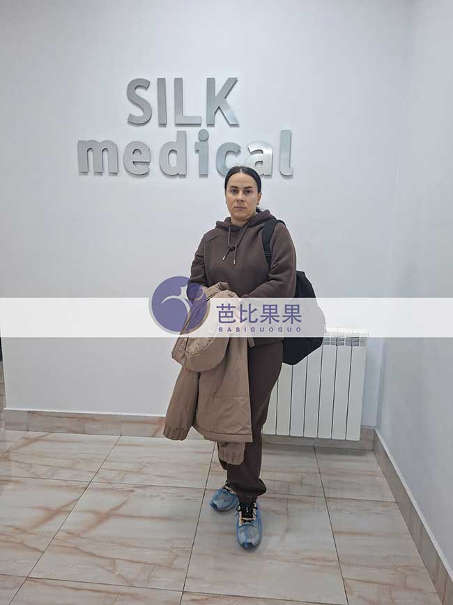 于女士夫妇到格鲁吉亚匹配的试管妈妈顺利完成首次B超