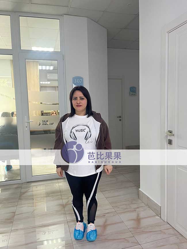 孟先生喜报连连,在格鲁吉亚匹配的试管妈妈完成首次B超产检