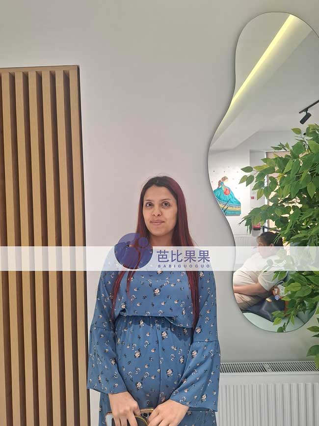 幼稚子宫家庭赴格鲁吉亚试管|四维彩超宝宝发育良好